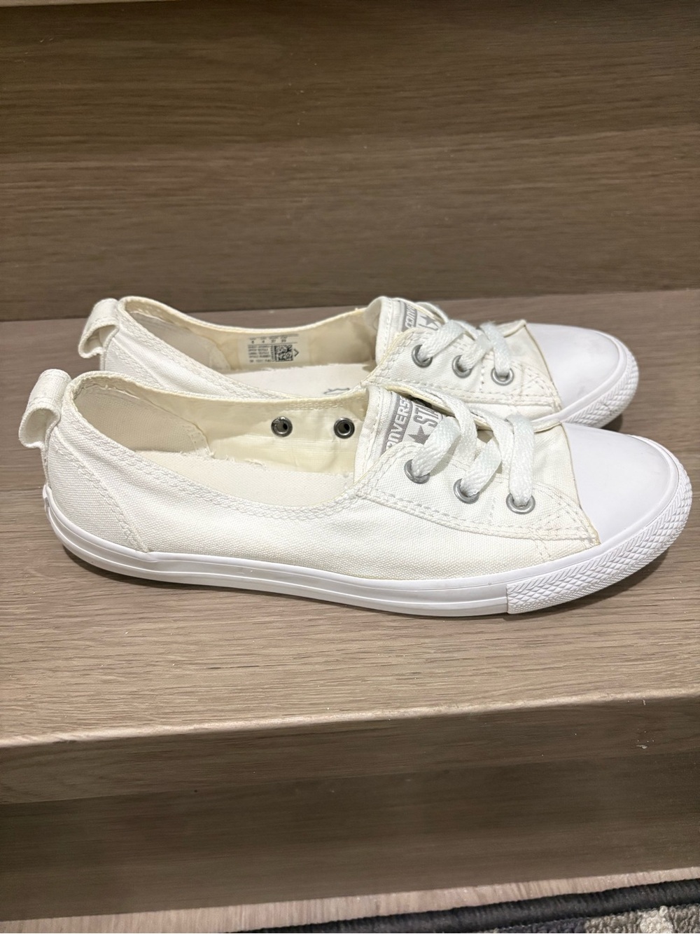 Converse Women's White Canvas Sneakers - Low Top